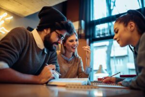 It's easier to study together